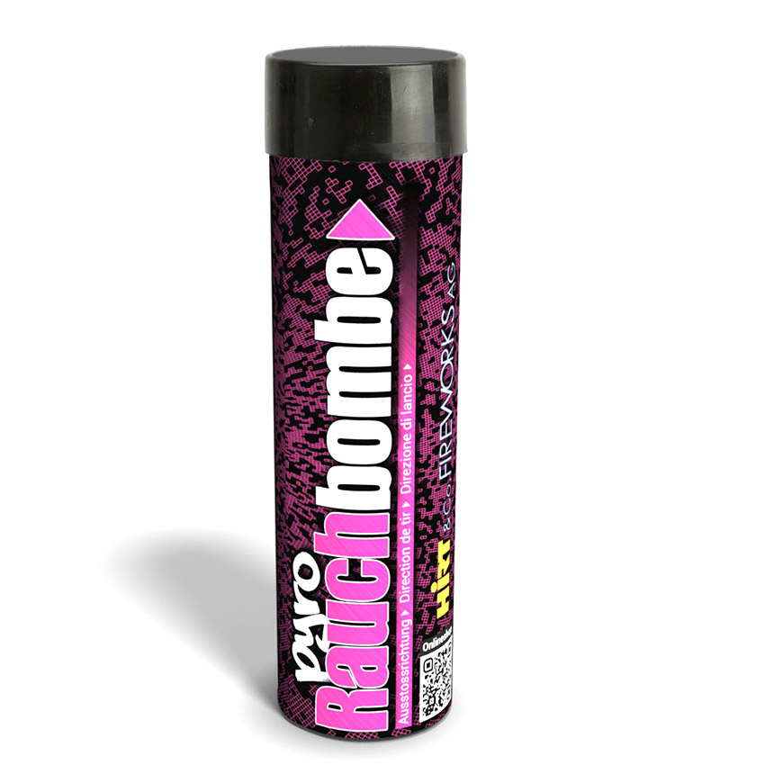 Pyro-Rauchbombe Pink Rauchgranate Smoke Bomb