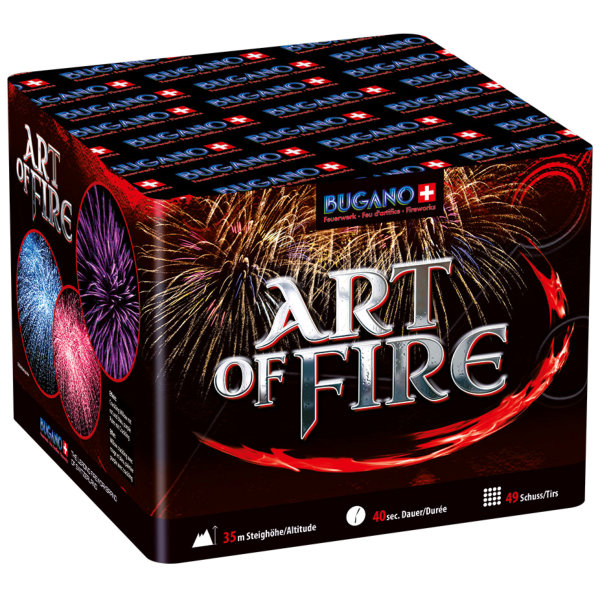 1246 Art of Fire Batteriefeuerwerk von Bugano