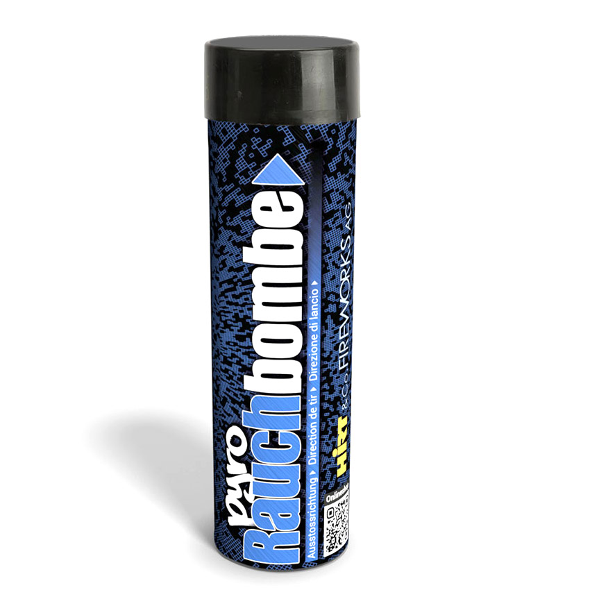 Pyro-Rauchbombe Blau Rauchgranate Smoke Bomb