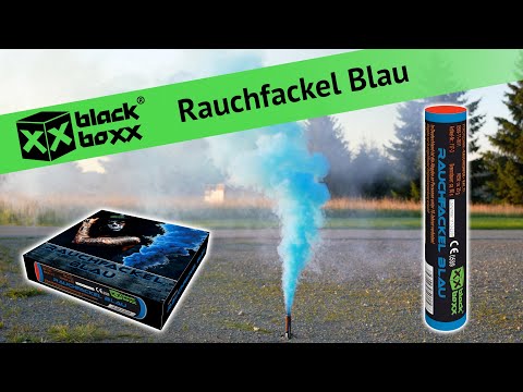 Rauchfackeln Blau