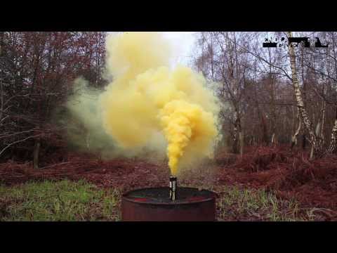 Pyro-Rauchbombe Gelb Rauchgranate Smoke Bomb